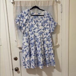 Entro Blue Floral Dress